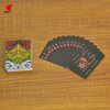 Naipes de juego de cartas de póquer impermeables duraderos de plástico 100% con impresión personalizada