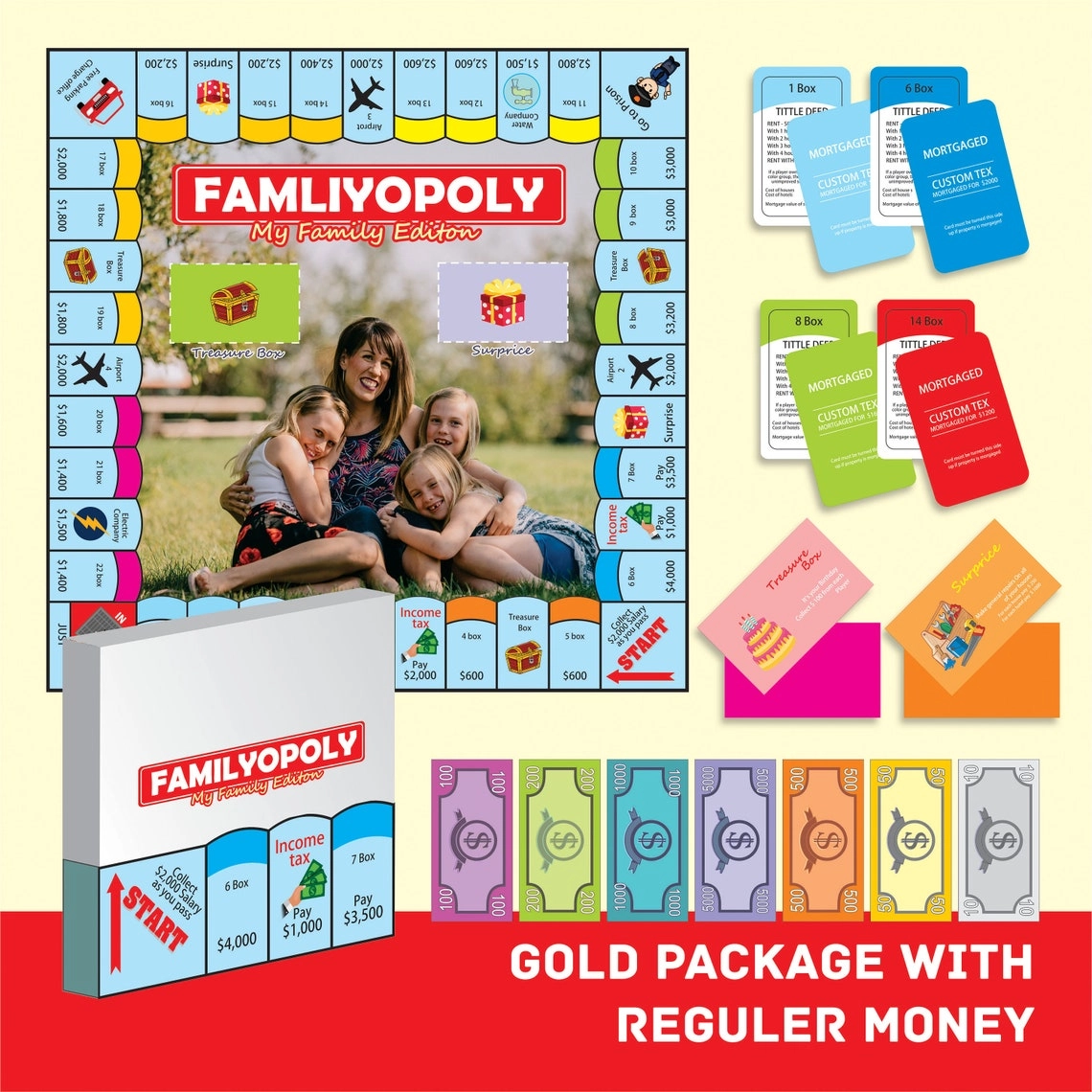 Juego de mesa personalizado