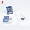 Naipes de papel personalizados de lujo reciclables de la tarjeta del póker del frente y de la parte posterior de la impresión del logotipo 54