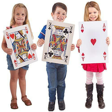 Naipes de papel de gran tamaño A5/B5/A4/A3, naipes extra grandes personalizados al por mayor