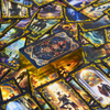 Baraja de oráculo de 78 cartas de alta calidad, logotipo personalizado, cartas de Tarot doradas, caja magnética, cartas de Tarot de papel impresas
