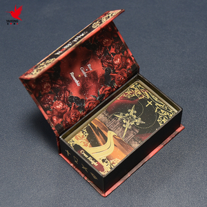 Cartas de Tarot personalizadas de alta calidad, cartulina duradera respetuosa con el medio ambiente, impresión a todo Color, cartas de juego con acabado mate brillante