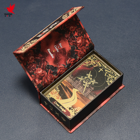 Cartas de Tarot personalizadas de alta calidad, cartulina duradera respetuosa con el medio ambiente, impresión a todo Color, cartas de juego con acabado mate brillante